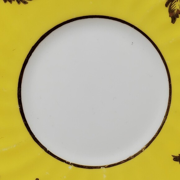 Sutherland H&M Teacup and Saucer Yellow Gold Leaves Vintage - Picture 5 of 8